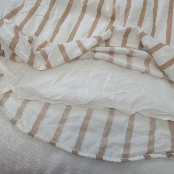 Mlle Gabrielle ladies peasant sundress white Size 3x nautical beachy vibes - Picture 7 of 9